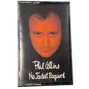 Phil Collins No Jacket Required Cassette Tape 1985 Atlantic Columbia